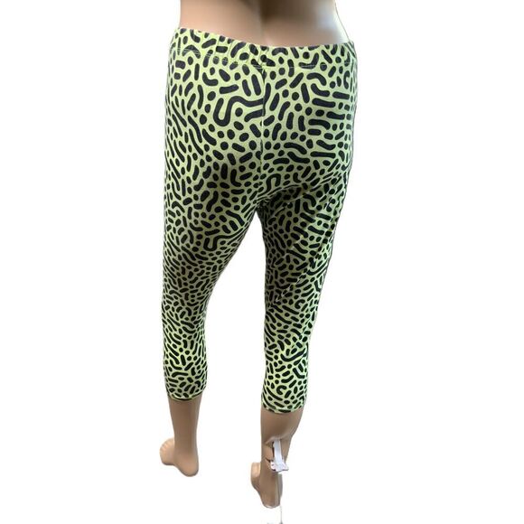 NO BOUNDARIES Patterned Knee Length Elastic Waistband Womens Leggings Size Med - Picture 6 of 14